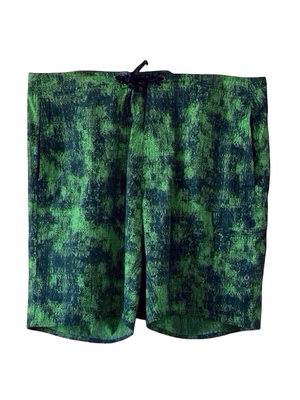 Patagonia Men's Board Shorts | Green Abstract Print | Size 38 | Like New